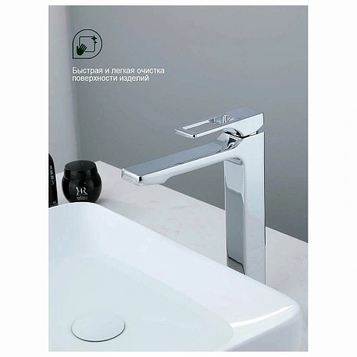 Смеситель для раковины Splenka S55.15 высокий, монолитный, хром Смеситель для раковины Splenka S55.15 высокий, монолитный, хром