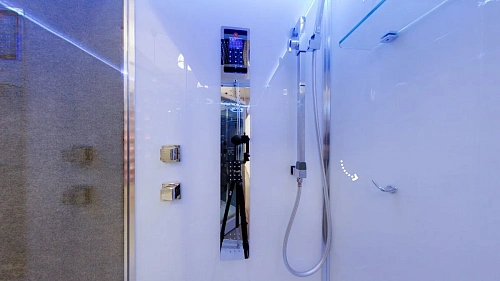 Душевая кабина Timo Premium HELKA (90x120x220) H-515L-T-CH/C стульчик прозрачный Душевая кабина Timo Premium HELKA (90x120x220) H-515L-T-CH/C стульчик прозрачный