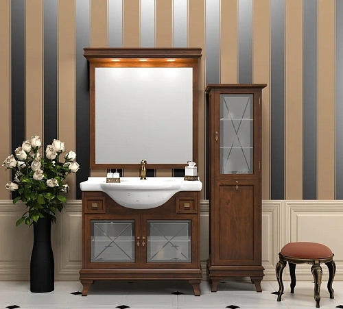 Шкаф-пенал Opadiris Борджи, светлый орех, правый Z0000003720 Шкаф-пенал Opadiris Борджи, светлый орех, правый Z0000003720