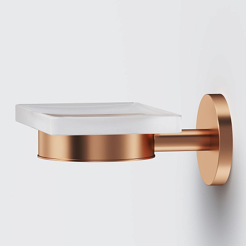 Мыльница AM.PM X-Joy A85A34244, стеклянная розовое золото Мыльница AM.PM X-Joy A85A34244, стеклянная розовое золото