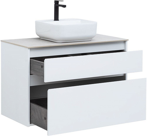 Тумба под раковину Aquanet Nova Lite 90 белый (2 ящика) 00242268 Тумба под раковину Aquanet Nova Lite 90 белый (2 ящика) 00242268