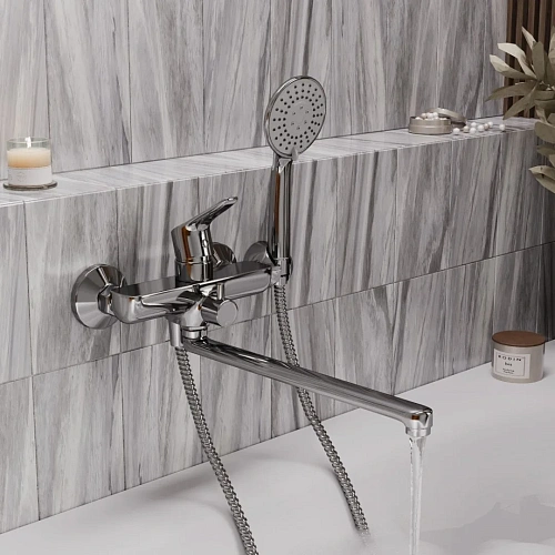 Смеситель для ванны WasserKRAFT Lippe 4502L хром Смеситель для ванны WasserKRAFT Lippe 4502L хром