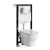 Комплект унитаза WasserKRAFT Aller 10TLT.010.ME.CH02.H001 с инсталляцией