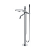 Картинка анонса товара «смеситель для ванны boheme stick напольный chrome spirale 129-crcr.4»
