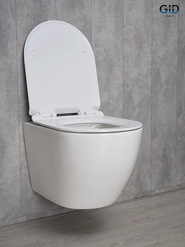 Унитаз подвесной Gid Tr2122b 62256Y белый 53.5x36x35 с крышкой микролифт Унитаз подвесной Gid Tr2122b 62256Y белый 53.5x36x35 с крышкой микролифт