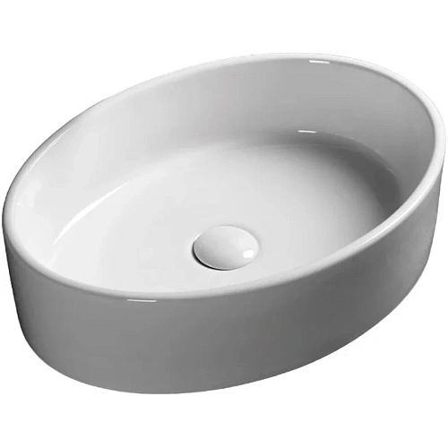 Раковина Ceruttispa CR7016 500х355х140 накладная, белая, овальная Раковина Ceruttispa CR7016 500х355х140 накладная, белая, овальная