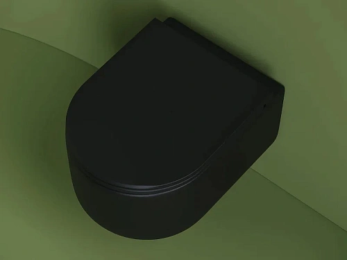 Унитаз подвесной Ceramica Nova ULMA CN4006MB черный матовый Унитаз подвесной Ceramica Nova ULMA CN4006MB черный матовый