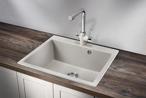 Кухонная мойка Granula 6001, БАЗАЛЬТ, кварц 600х520 Кухонная мойка Granula 6001, БАЗАЛЬТ, кварц 600х520