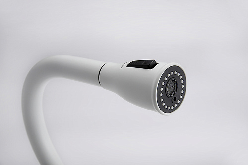 Смеситель для кухни Paulmark LANGE белый матовый La214212-WH Смеситель для кухни Paulmark LANGE белый матовый La214212-WH