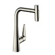 Смеситель для кухни Hansgrohe 300, с вытяжным душем, 2jet 72823800, под сталь Смеситель для кухни Hansgrohe 300, с вытяжным душем, 2jet 72823800, под сталь