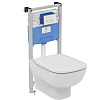 Картинка анонса товара «комплект 4 в 1 ideal standard r030001 с подвесным унитазом esedra aquablade t386001, сиденьем esedra»