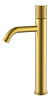 Картинка анонса товара «смеситель для раковины boheme stick mat gold с ручкой touch 122-mg.2 золото-матовый»