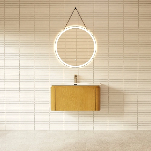 Тумба под раковину ArtDecco Coco 80 ACC08W14S000 подвесная, белый дуб Тумба под раковину ArtDecco Coco 80 ACC08W14S000 подвесная, белый дуб