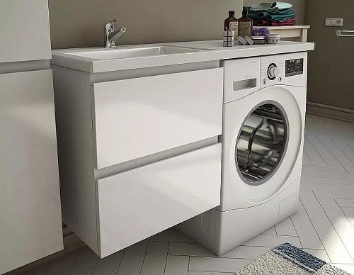 Тумба с раковиной Эстет Dallas Luxe ФР-00009685 1500х482 2 ящика левая, подвесная Тумба с раковиной Эстет Dallas Luxe ФР-00009685 1500х482 2 ящика левая, подвесная