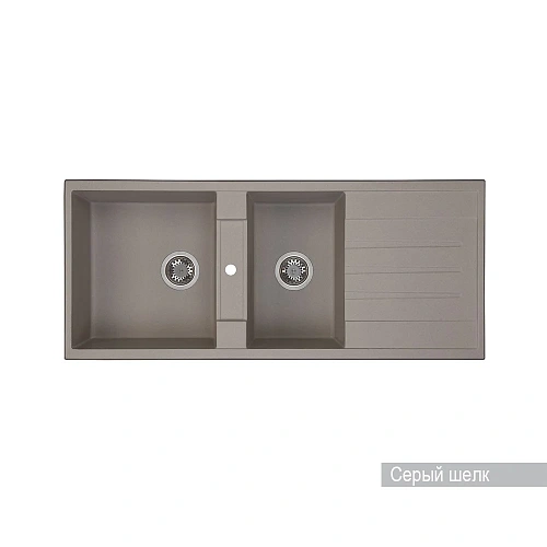 Кухонная мойка Aquaton Торина 1A712032TR250 из литого мрамора, прямоугольная, с крылом и дополнитель Кухонная мойка Aquaton Торина 1A712032TR250 из литого мрамора, прямоугольная, с крылом и дополнитель
