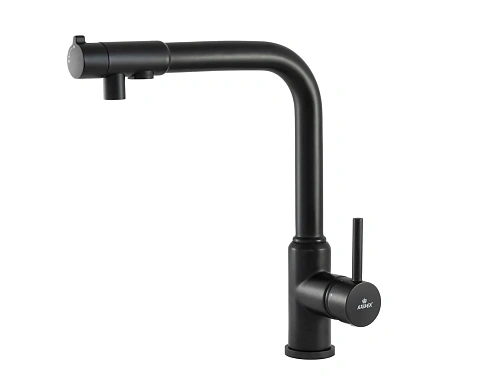 Смеситель для кухни Kaiser 13044-9 черный матовый с фильтром Барьер Эксперт Slim Классик. БР13044-9 Смеситель для кухни Kaiser 13044-9 черный матовый с фильтром Барьер Эксперт Slim Классик. БР13044-9