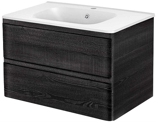 Тумба под раковину Vincea Vico 80 подвесная, Carbone VMC-2V800CN Тумба под раковину Vincea Vico 80 подвесная, Carbone VMC-2V800CN