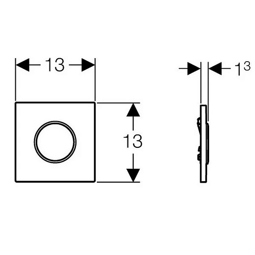 Смывное устройство Geberit 116.015.KJ.1 для писсуаров Sigma10 ,цвет белый/хром глянец Смывное устройство Geberit 116.015.KJ.1 для писсуаров Sigma10 ,цвет белый/хром глянец