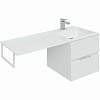Картинка анонса товара «тумба с раковиной aquanet алвита 120 r белый 00243726»