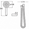 Душевой гарнитур Roca Stella 100/3F 5B1C03C00 Душевой гарнитур Roca Stella 100/3F 5B1C03C00