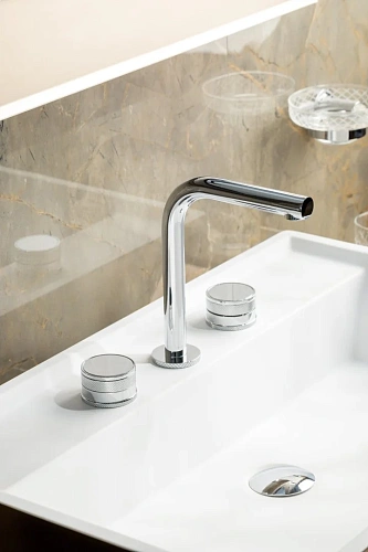 Смеситель для раковины Boheme PRESTIGE CHROME 152-CR-PR Смеситель для раковины Boheme PRESTIGE CHROME 152-CR-PR