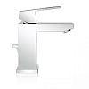 Картинка анонса товара «смеситель для раковины grohe eurocube с донным клапаном и ограничением расхода воды, хром (2312700e)»