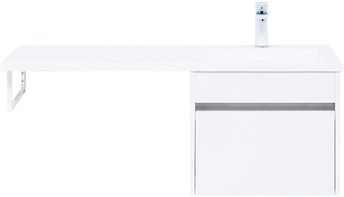 Тумба под раковину Aquanet Токио 48 белый (подвесная, 1 ящик) 00236915 Тумба под раковину Aquanet Токио 48 белый (подвесная, 1 ящик) 00236915