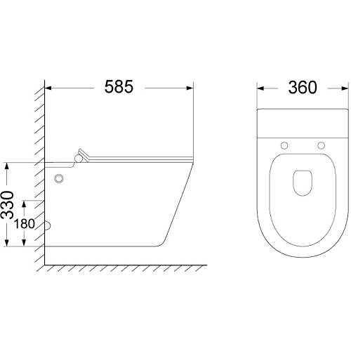 Унитаз подвесной Ceruttispa ARGENTERA Aria Pulse CT10590 с функцией импульсного смыва, сиденье микролифт Унитаз подвесной Ceruttispa ARGENTERA Aria Pulse CT10590 с функцией импульсного смыва, сиденье микролифт