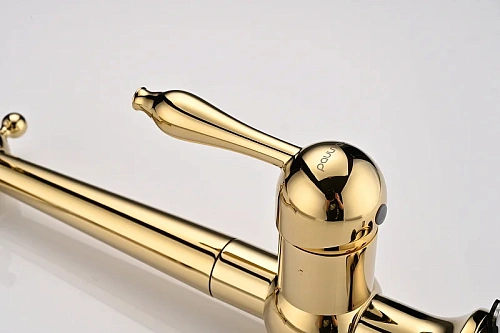 Смеситель для кухни Paulmark Retro золото Re213226-G Смеситель для кухни Paulmark Retro золото Re213226-G