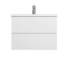 Картинка анонса товара «тумба с раковиной am.pm gem m90-fhx0752-wc0752wg подвесная, 75 см, 2 ящика push-to-open, белый»