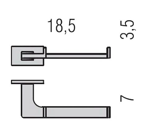 Держатель туалетной бумаги Colombo Look B1608.CR хром Держатель туалетной бумаги Colombo Look B1608.CR хром