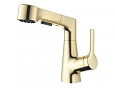 Смеситель для раковины Wonzon & Woghand с выдвижным изливом, брашированное золото (WW-121B108-BG) Смеситель для раковины Wonzon & Woghand с выдвижным изливом, брашированное золото (WW-121B108-BG)
