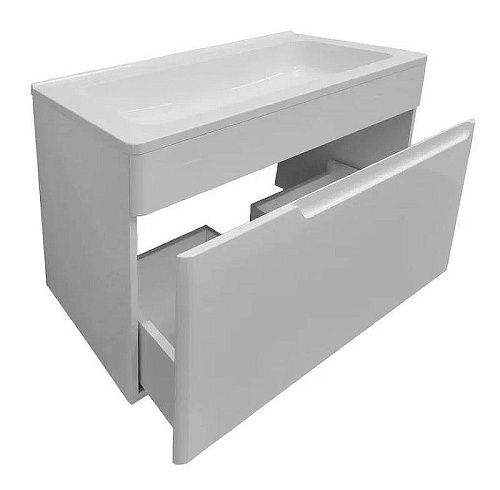 Тумба с раковиной Эстет Kare Luxe ФР-00007077 600х450 подвесная 1 ящик Тумба с раковиной Эстет Kare Luxe ФР-00007077 600х450 подвесная 1 ящик