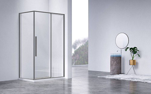 Душевой уголок Vincea Slim-N VSR-4SN9011CLGM 1100x900 вороненая сталь стекло прозрачное Душевой уголок Vincea Slim-N VSR-4SN9011CLGM 1100x900 вороненая сталь стекло прозрачное