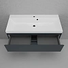 Тумба под раковину Style Line Манхэттен 100 см ЛС-00002357 подвесная, графит Тумба под раковину Style Line Манхэттен 100 см ЛС-00002357 подвесная, графит