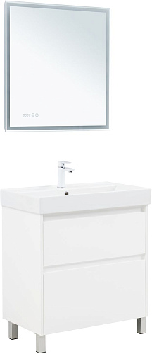 Тумба под раковину Aquanet Nova Lite 2.0 75 00346337 напольная, белый глянец Тумба под раковину Aquanet Nova Lite 2.0 75 00346337 напольная, белый глянец