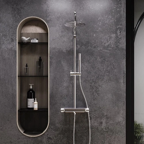 Душевая система Damixa Scandinavian Pure 936780000 хром Душевая система Damixa Scandinavian Pure 936780000 хром