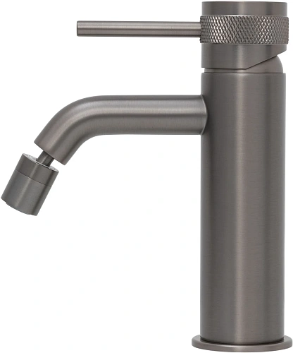 Смеситель для биде Allen Brau Priority 5.31A04-MG (с донным клапаном) графит брашированный Смеситель для биде Allen Brau Priority 5.31A04-MG (с донным клапаном) графит брашированный
