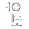 Крючок Aquanet 4682, золото Крючок Aquanet 4682, золото