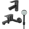 Комплект смесителей Orange Loop M26-311b черный Комплект смесителей Orange Loop M26-311b черный