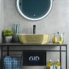Раковина Gid D1302h130 53325 накладная белая / золото 50x40x14 Раковина Gid D1302h130 53325 накладная белая / золото 50x40x14