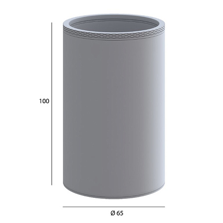 Стакан Boheme Uno 10982-BRB BRUSHED BRONZE