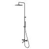 Душевая система WHITECROSS Y Y1234GM термостатическая, оружейная сталь