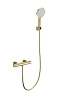Смеситель для душа Wonzon &amp; Woghand с термостатом, брашированное золото (WW-B2012-A-BG)