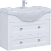 Тумба под раковину Aquanet Монте 85 белый матовый 00303998 Тумба под раковину Aquanet Монте 85 белый матовый 00303998