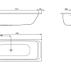 Стальная ванна BETTE Basic 3412-000 170x75 Стальная ванна BETTE Basic 3412-000 170x75