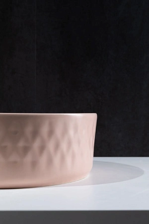 Раковина Allen Brau Fantasy Romb 36 4.11033.SM накладная, розовый Раковина Allen Brau Fantasy Romb 36 4.11033.SM накладная, розовый