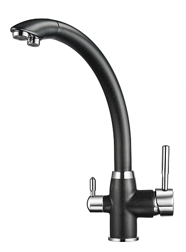 Смеситель для кухни Granula 2167, ЧЁРНЫЙ Смеситель для кухни Granula 2167, ЧЁРНЫЙ