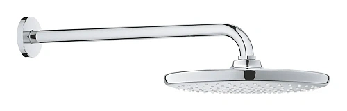 Верхний душ GROHE Tempesta 250, круглый + Душевой кронштейн 380 мм, хром (26663000) Верхний душ GROHE Tempesta 250, круглый + Душевой кронштейн 380 мм, хром (26663000)