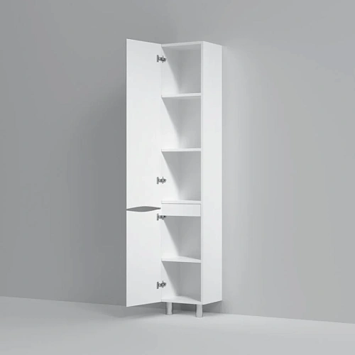 Шкаф-пенал AM.PM Like M80CSL0356WG напольный, левый, 35 см, белый Шкаф-пенал AM.PM Like M80CSL0356WG напольный, левый, 35 см, белый